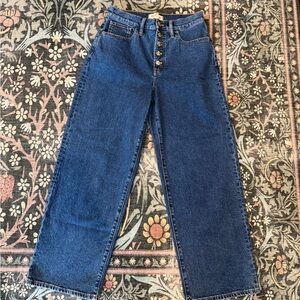 Madewell Perfect Vintage Wide Leg Crop Jean 28